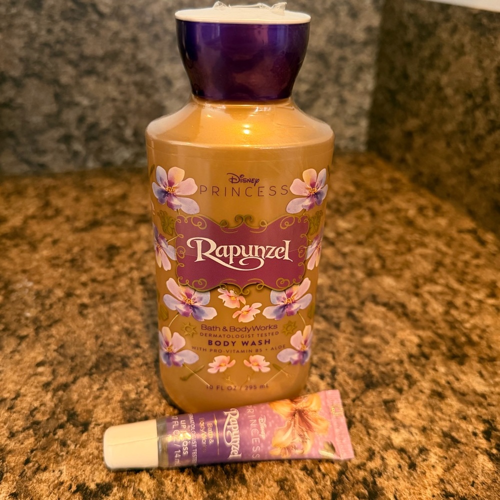 Disney Rapunzel bath & body works bundle
